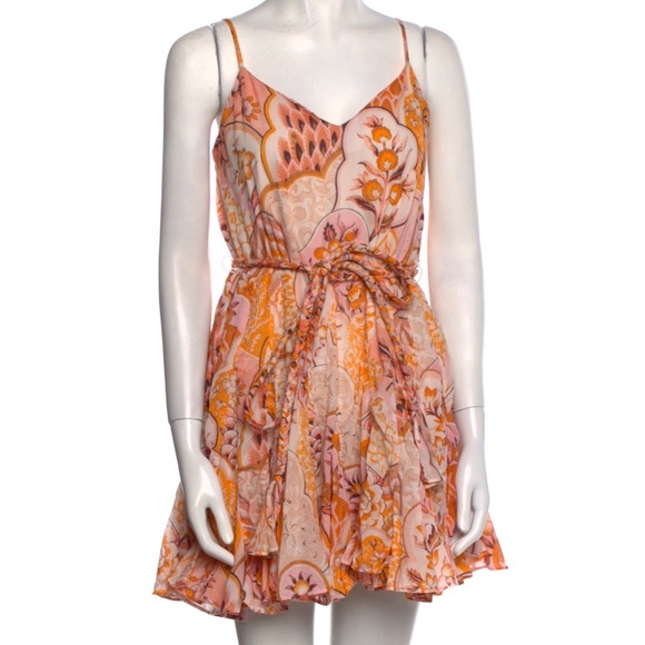 RHODE Dresses & Skirts - RHODE Floral Orange Dress